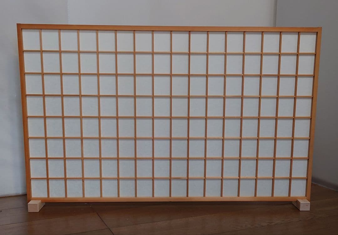 障子衝立　特価　和紙使用　インテリア衝立　１台限定