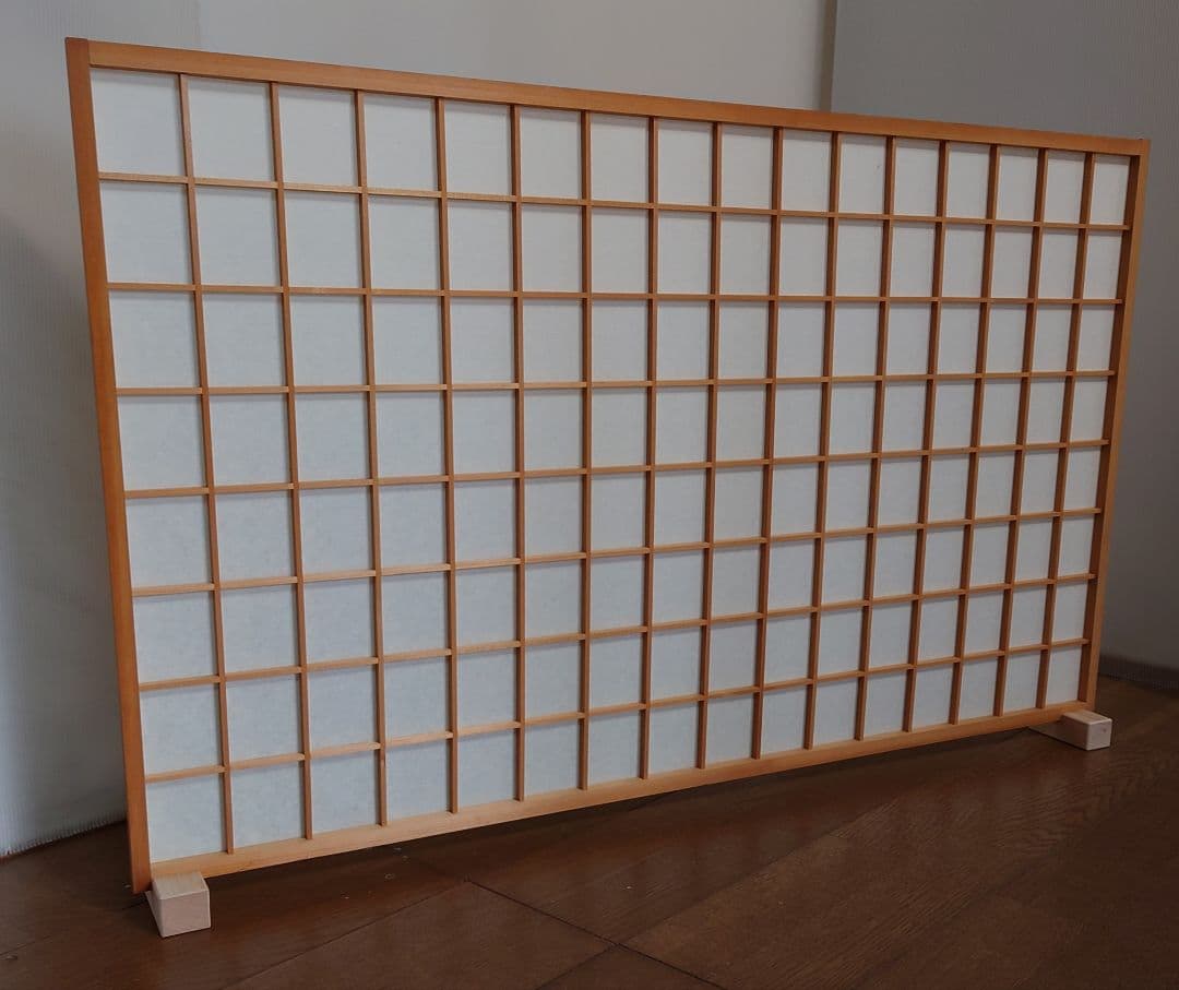 障子衝立　特価　和紙使用　インテリア衝立　１台限定