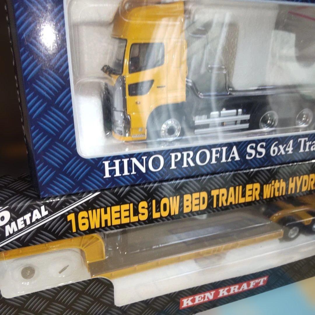 ケンクラフト　HINO PROFIA SS 6x4 トレーラーセット　1/50