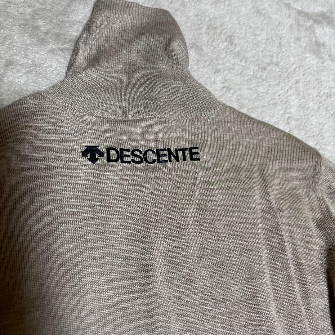 みみー様デサント　ベージュニット　L 一回のみ着用　美品