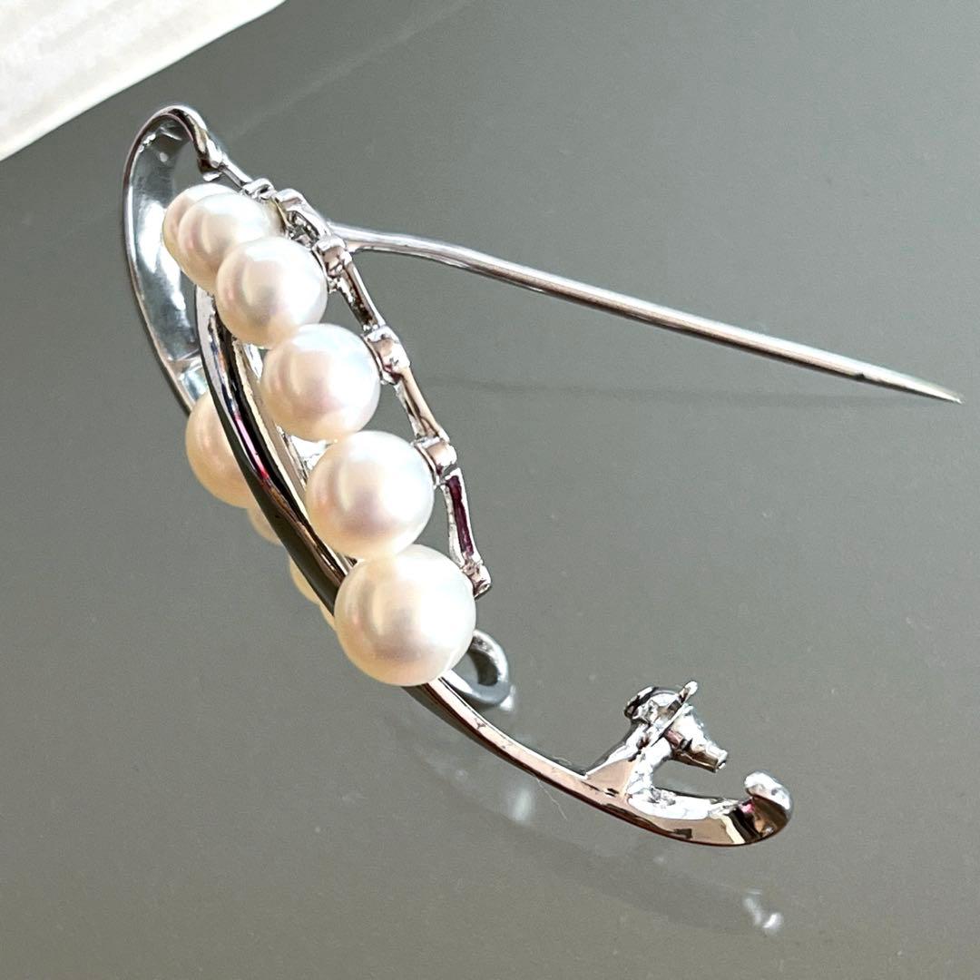 ミキモト　アコヤパール ブローチ 銀製　10粒