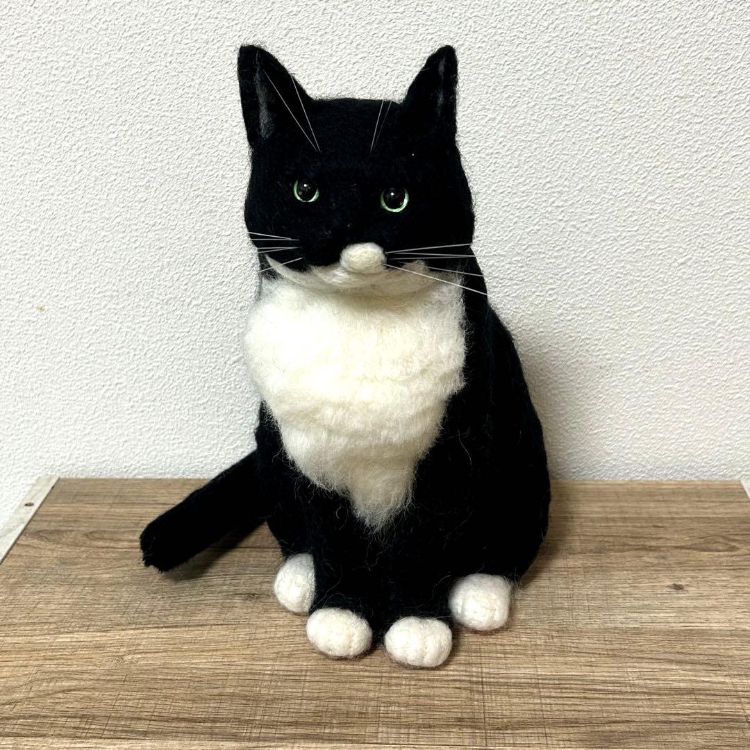 羊毛フェルト 猫