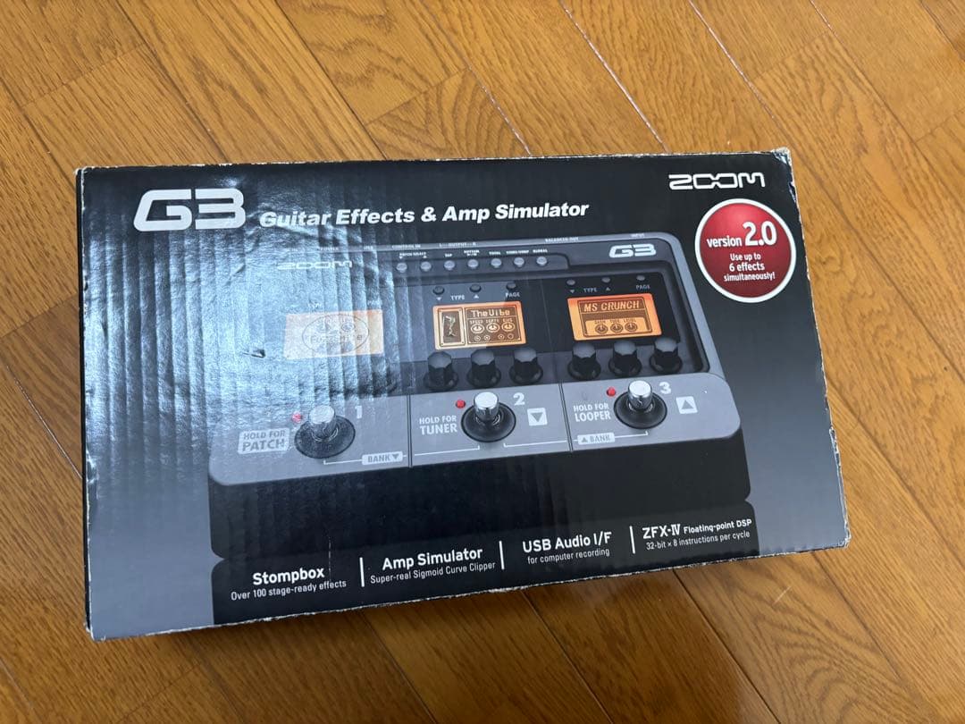 ZOOM G3 ギターエフェクト & アンプシミュレーター