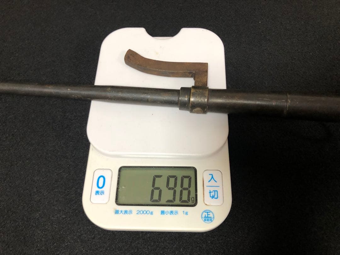 十手　捕具　銅地　約45㎝　武具　時代　骨董　古美術　25LA