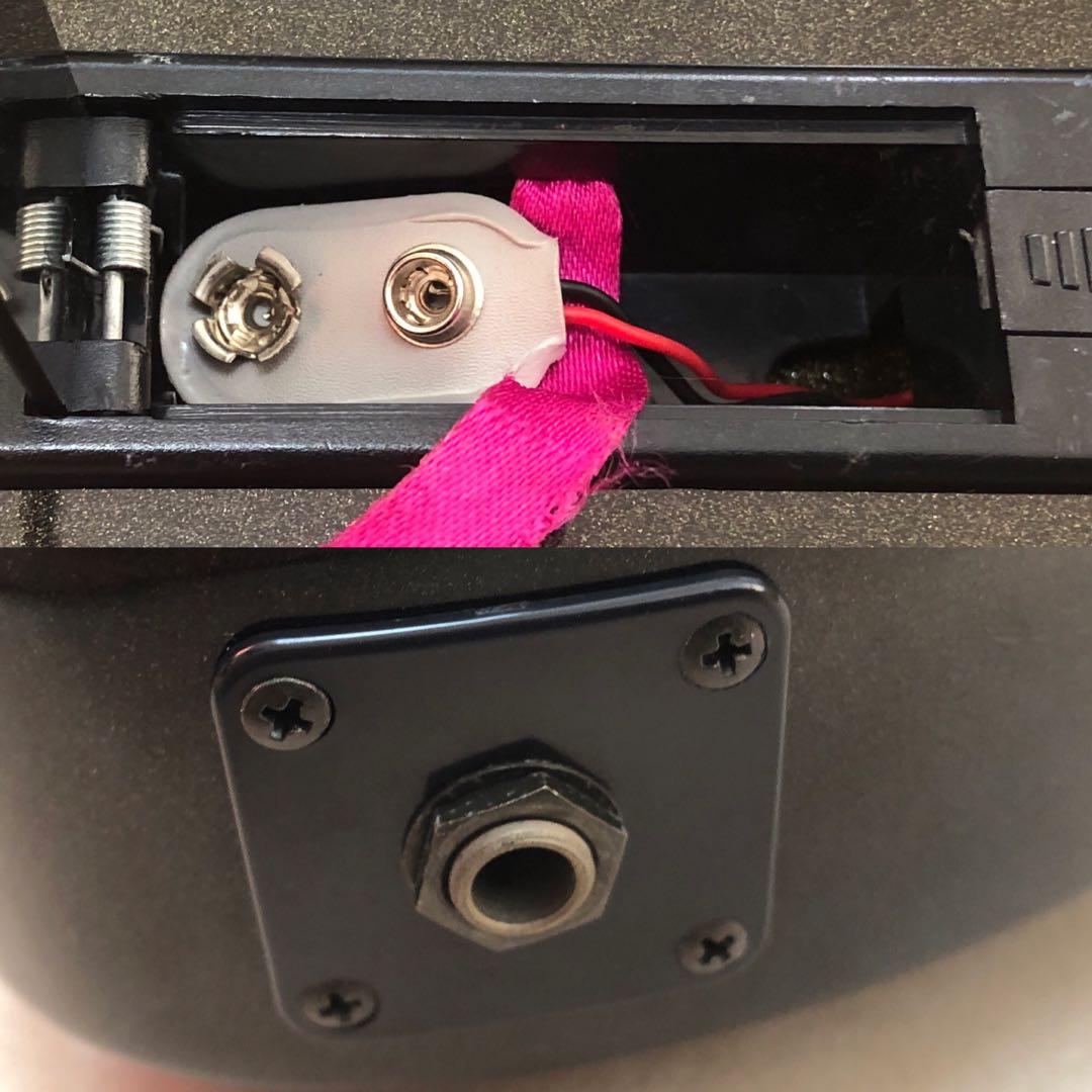 【美品】ZO-3 芸達者 MB アンプ内蔵ミニギター 専用ケース付 アーム付