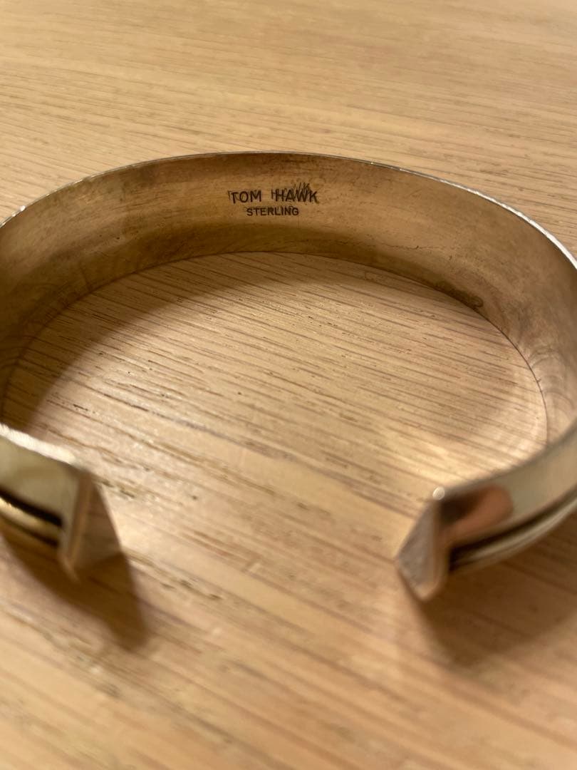 TOM HAWK トムホーク スターリングシルバー バングル ３ライン　3連