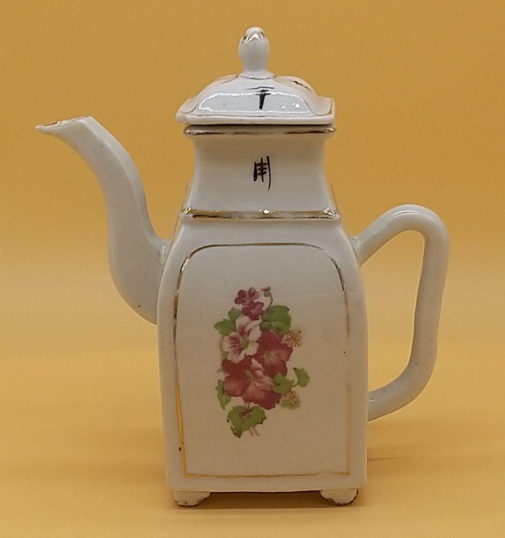 中国 古玩 唐物 粉彩 水注 細密細工 南京色絵 希少