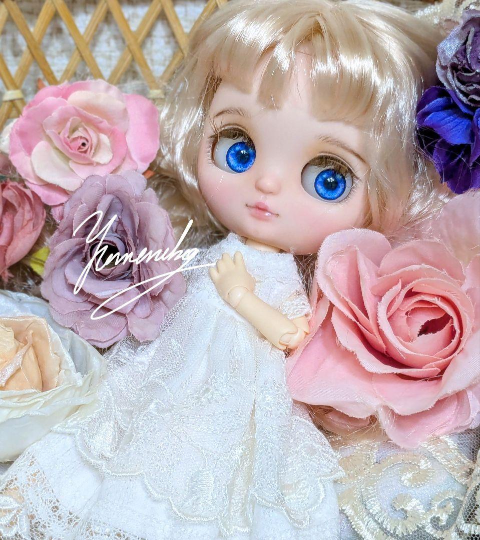 ❀カスタムアイシードール ❀ミディちゃん✴ドレス花冠付き