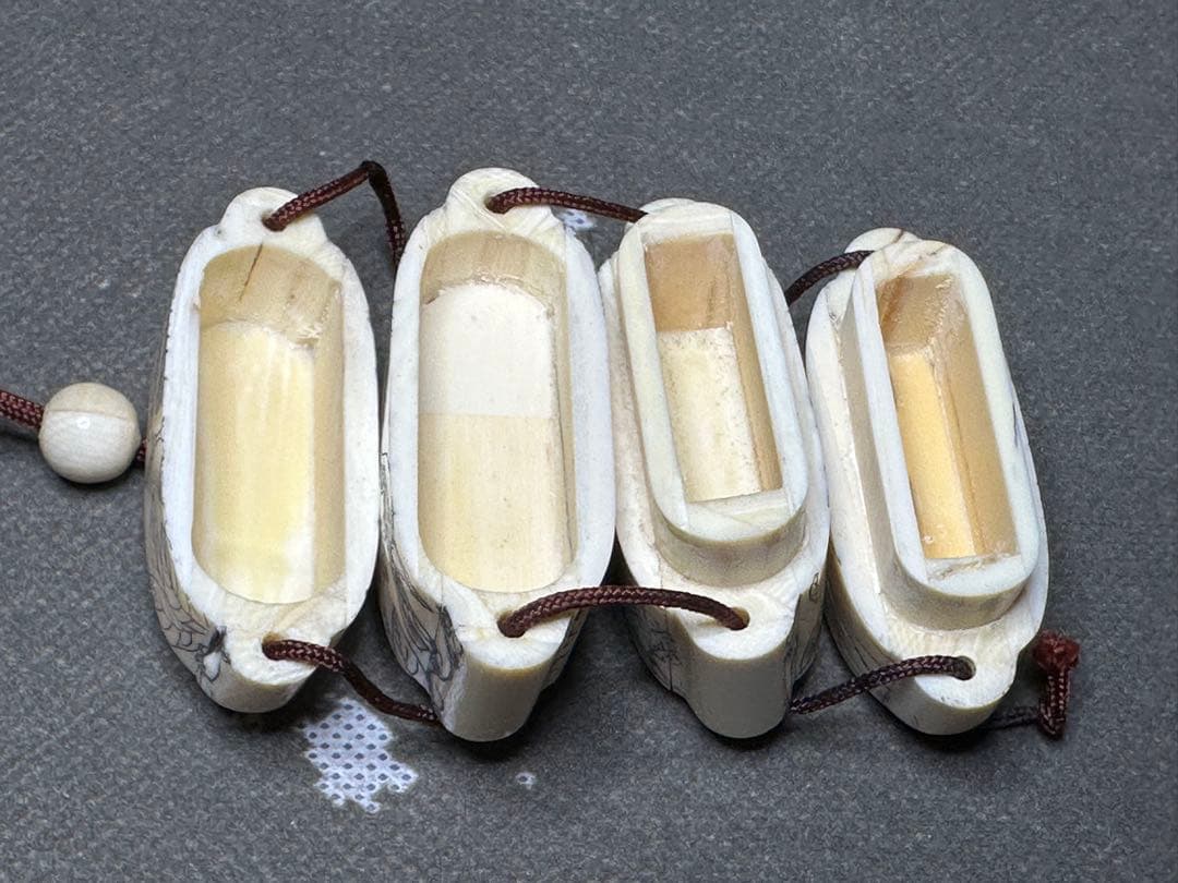 極上　印籠　根付　天然素材　置物　古美術品　 細密細工　骨董　アンティーク彫刻