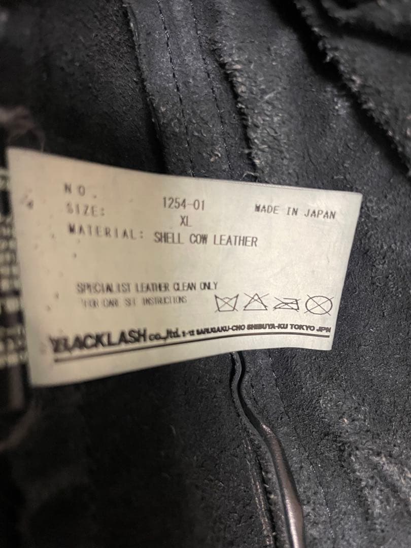 BACK LASH シングルライダース　イタショルダー