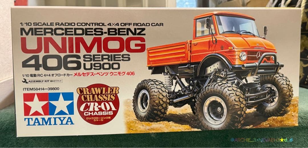 値下げ中★未組み立て★タミヤ★メルセデス・ベンツ ウニモグ406 CR-01