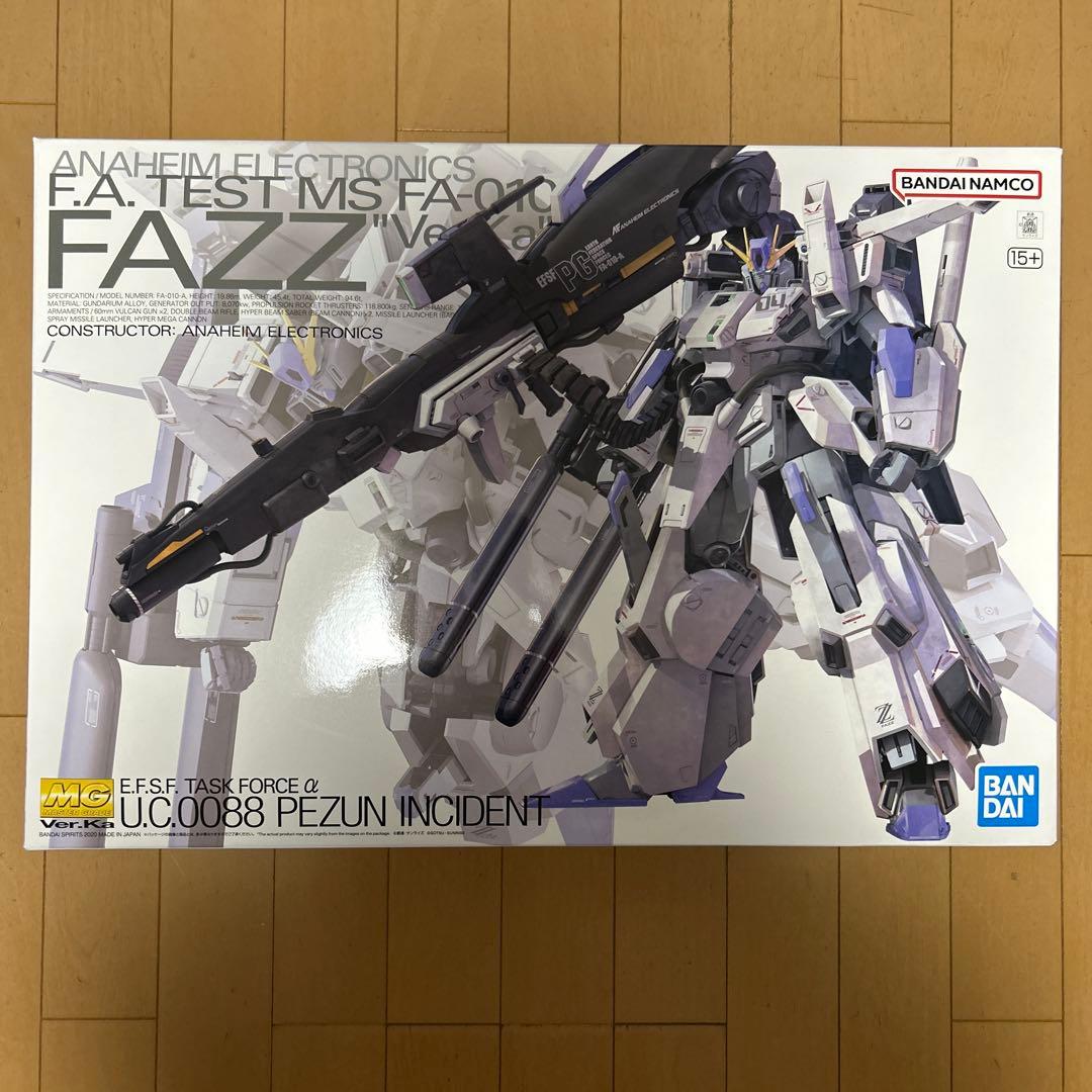 MG 1/100 機動戦士ガンダムセンチネル FAZZ Ver.Ka 匿名発送