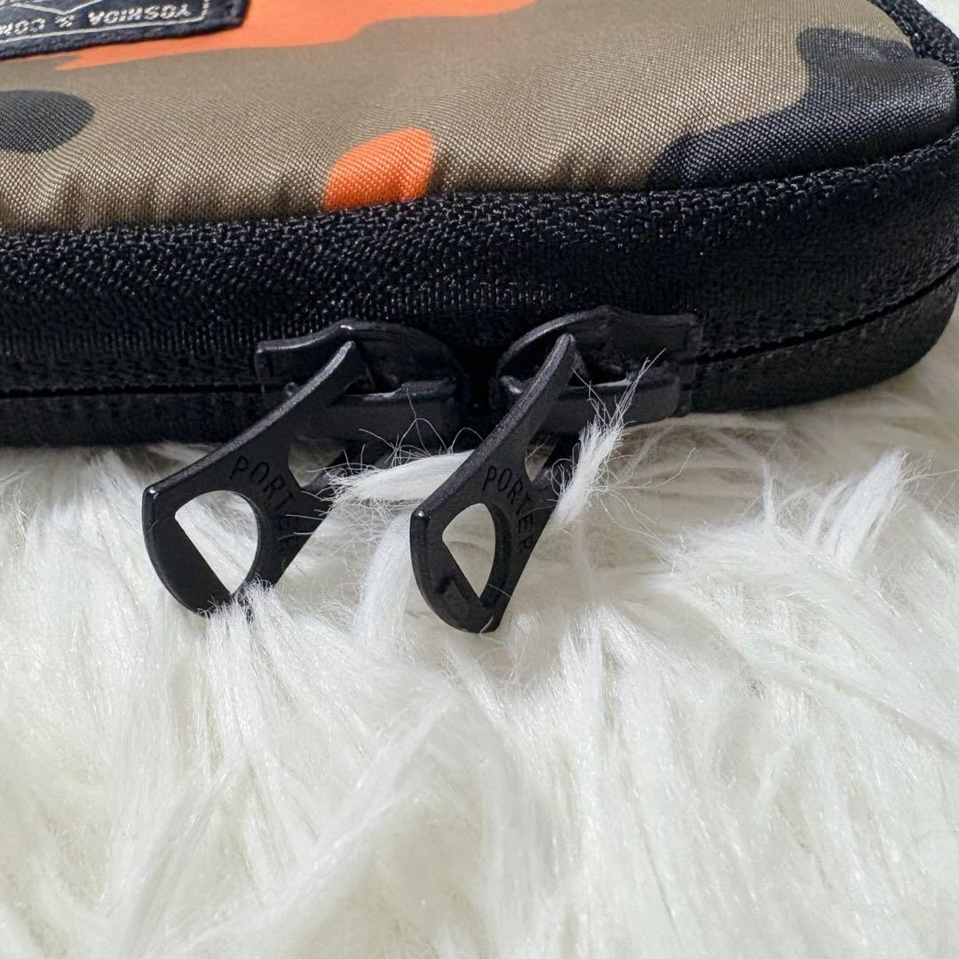 【美品】PORTER / PS CAMO キーケース パスケース カモフラ 黒