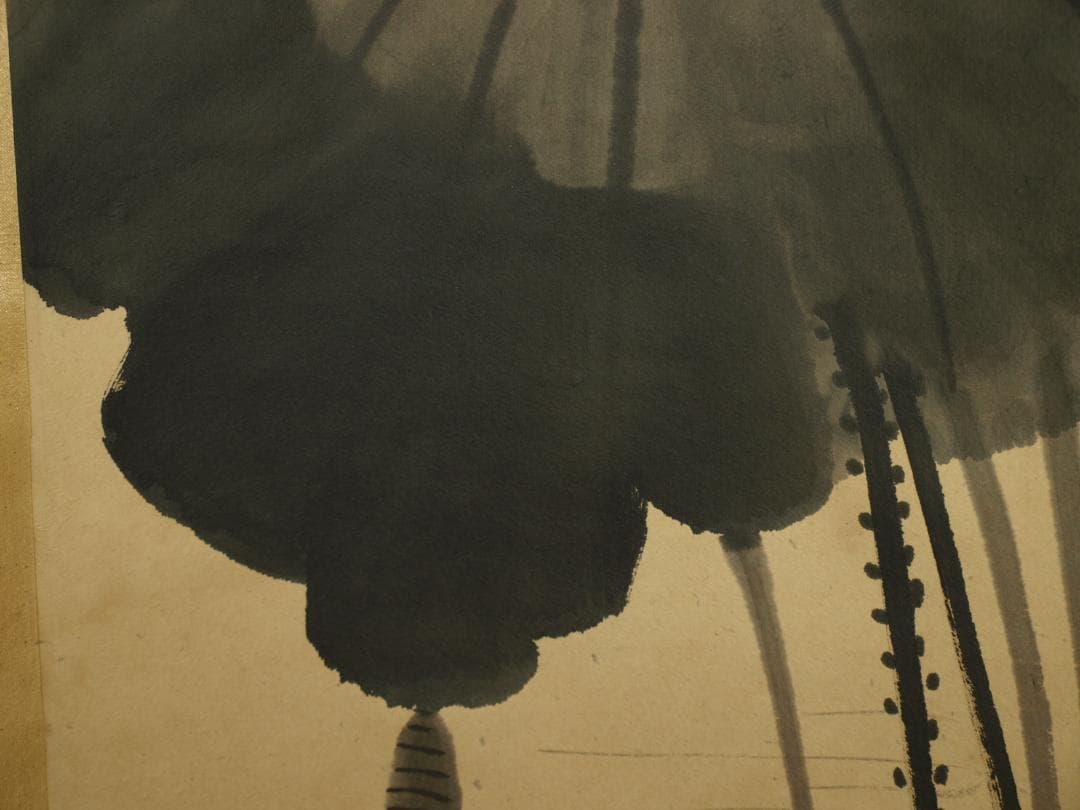 中国明時代の掛軸　作 激安骨董品　肉筆保証　博物館保管品 BD165A10-3