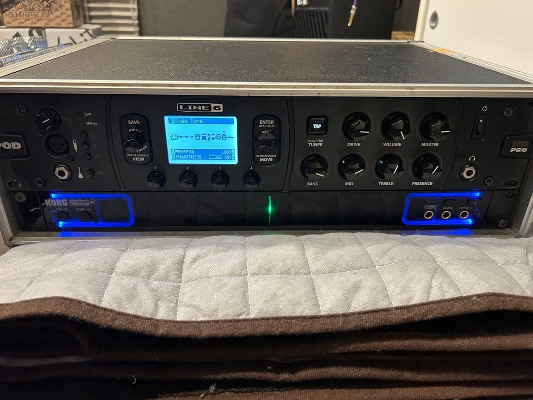 ギター POD HD pro & KORG PitchBlack Pro