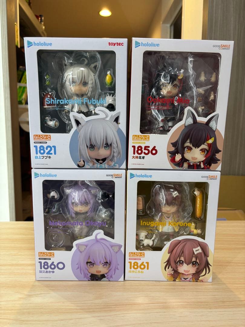 ホロライブ　ねんどろいど　ゲーマーズ　4個セット