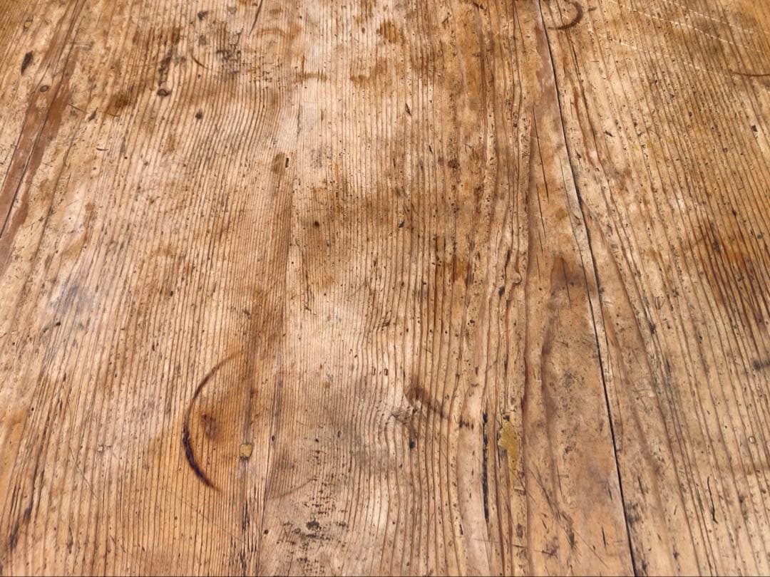 アンティークキャスター付きテーブル