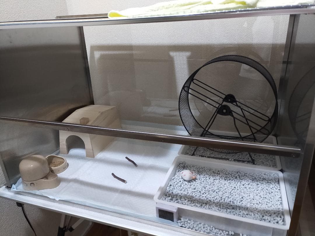 ハリネズミにおすすめ 小動物用アクリル板大型ケージ