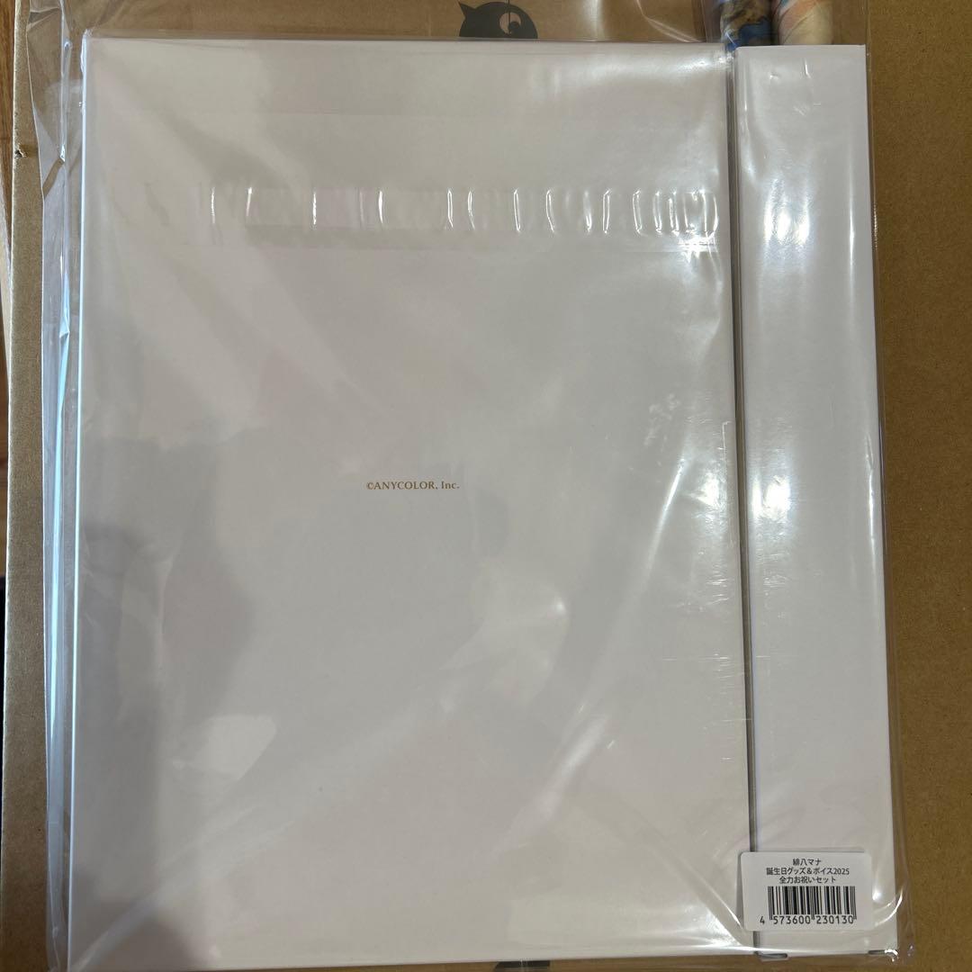 にじさんじ緋八マナ(ひばちまな)誕生日全力お祝い4点セット　新品、未開封