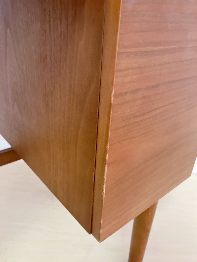 ウォールナット　ドレッサー＆チェア　コスメワゴン　デスク　チェア