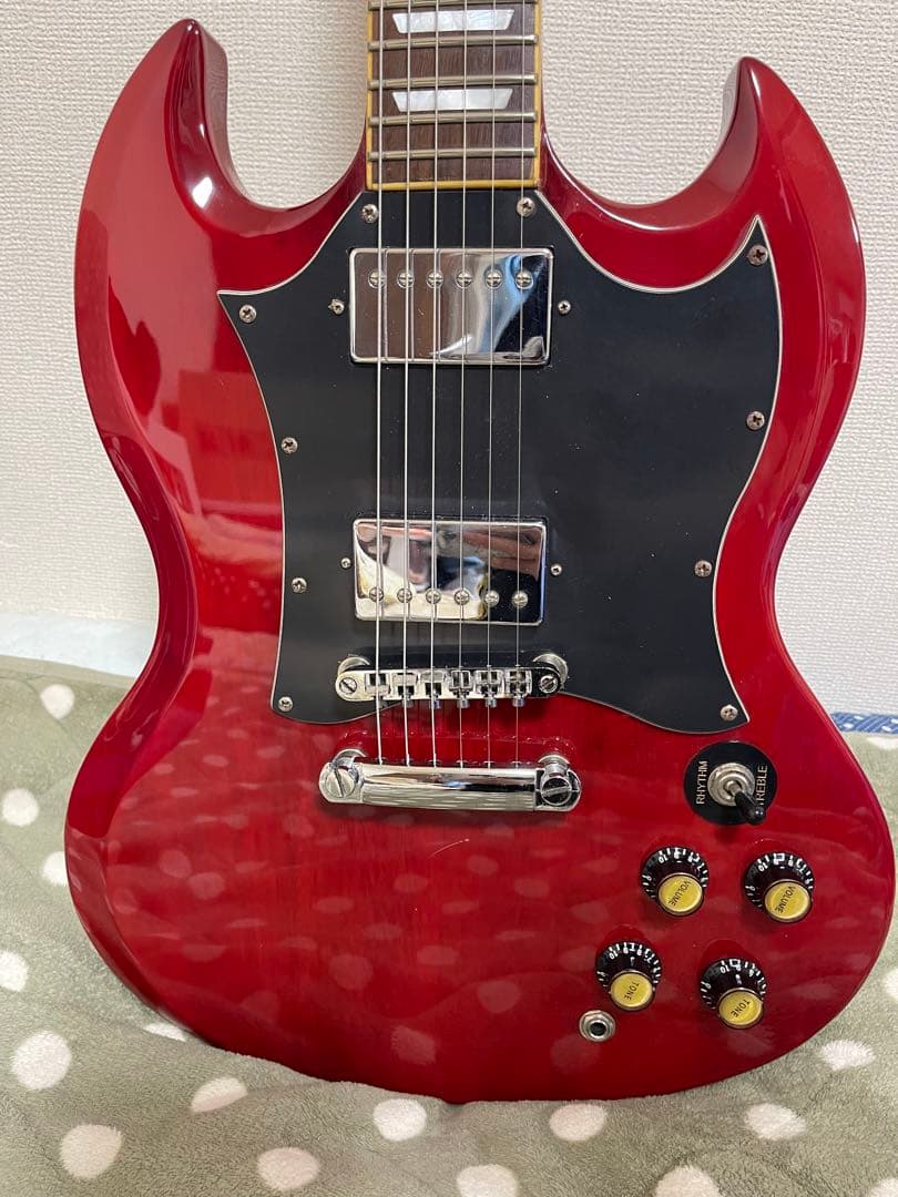 Photogenic フォトジェニック SGタイプ エレキギター レッド