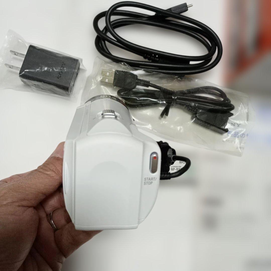 ★超美品★ SONY HDR-CX470 ビデオカメラ ホワイト　未使用に近い