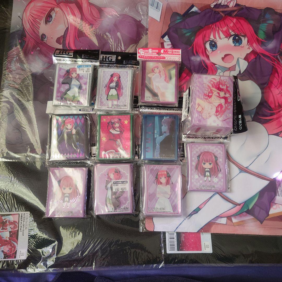 プレイマット マウスパッド 五等分の花嫁 中野二乃 スリーブ