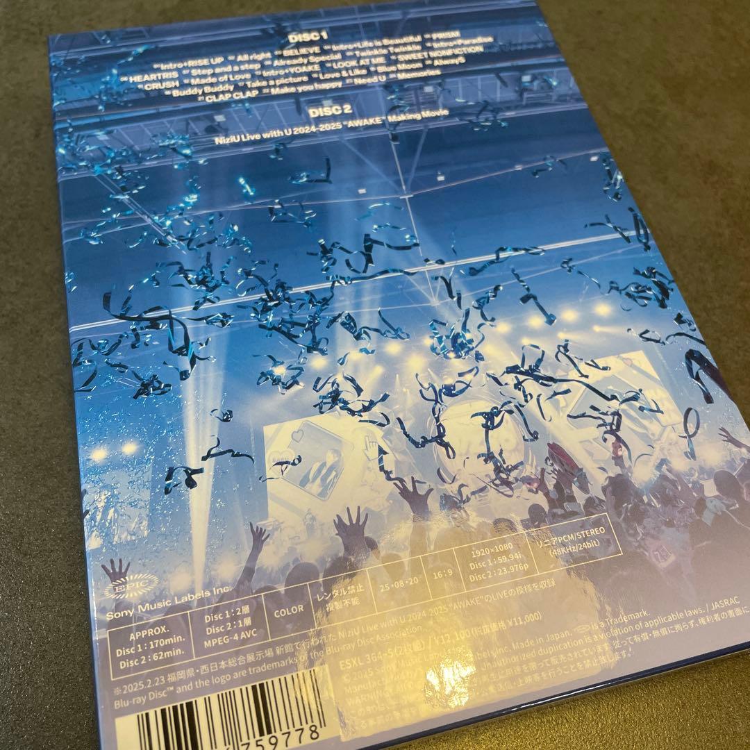 ミュージック NiziU AWAKE Live with U 2024-2025
