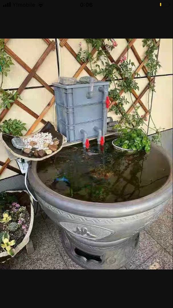 ポンプ付きろ材満タンフルセット水槽池用フィルター、万能濾過器、濾過装置満ろ材付き