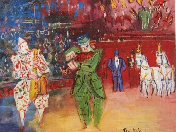 Jean Dufy、SCENE DE CIRQUE、海外版超希少レゾネ