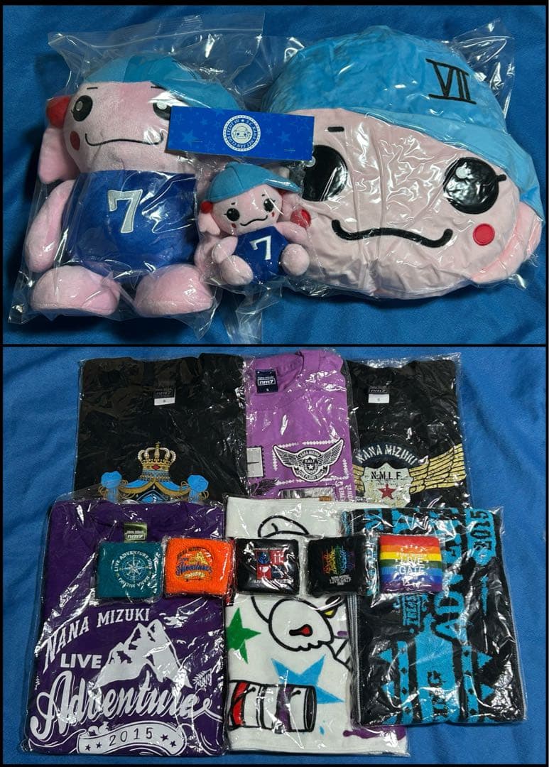 水樹奈々 ライブ Tシャツ リストバンド マフラータオル ぬいぐるみ クッション