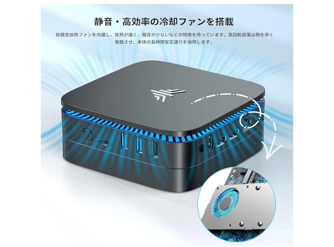 Intel Alder Lake-N95 ミニPC 8GB/256GB
