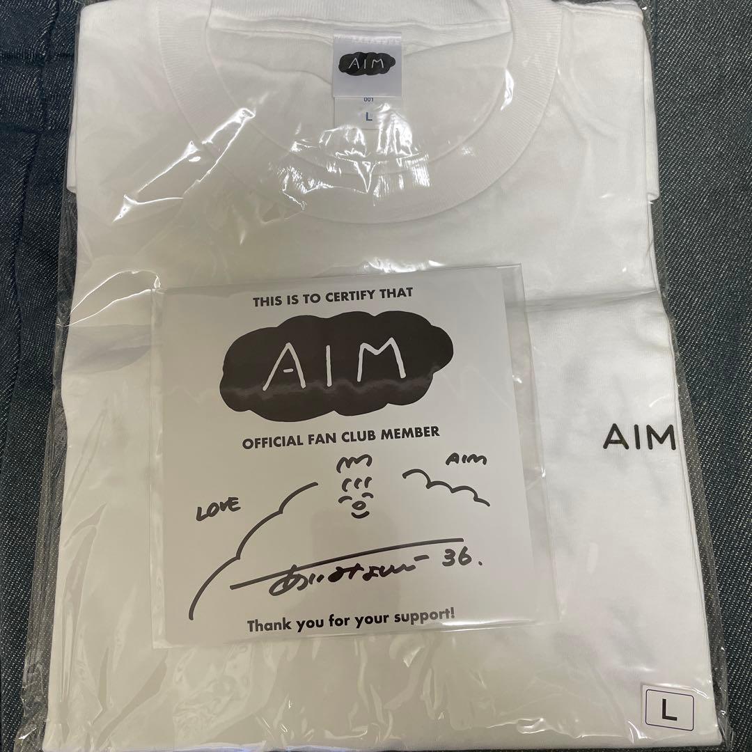 あいみょん 直筆サイン入りミニ色紙&AIM限定デザインTシャツ
