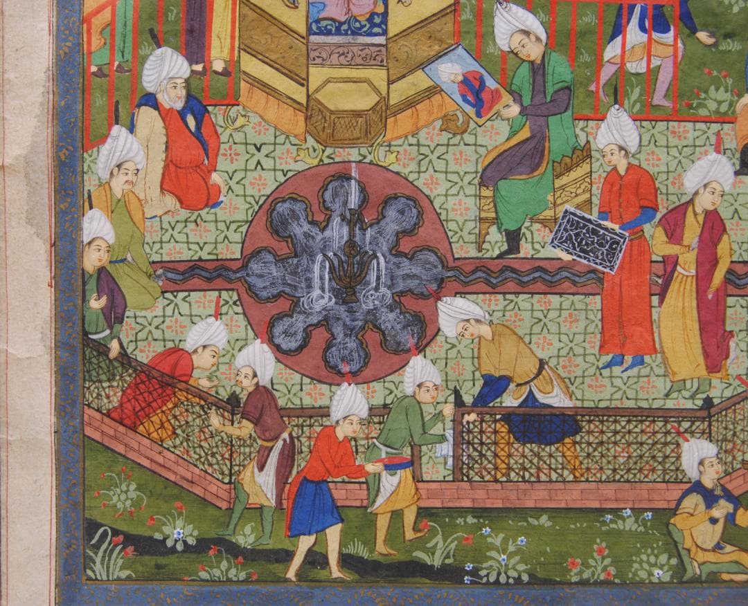 細密画 挿画 叙事詩 古代 ペルシャ 神話 伝説 歴史 装飾画 人物画 絵画