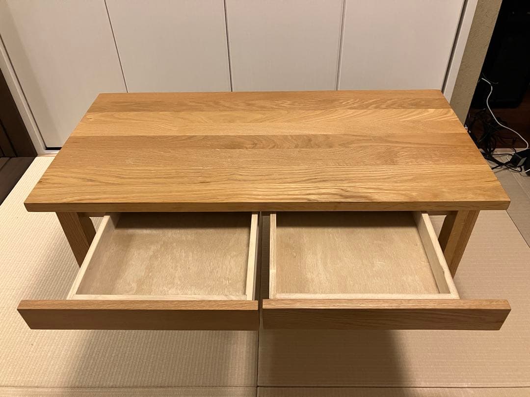 無印良品　ローテーブル（タモ材）　廃盤