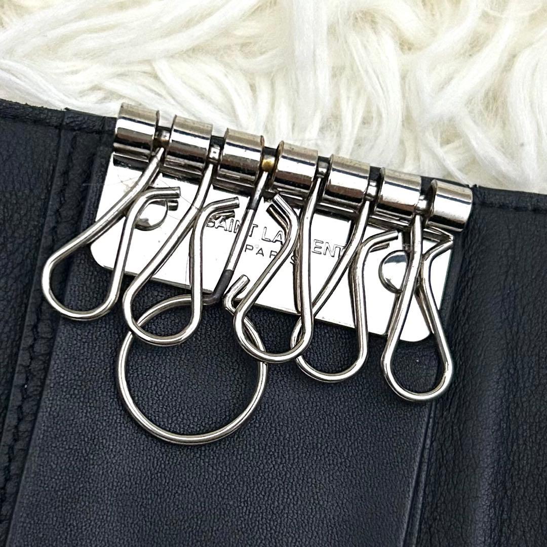 【美品】SAINT LAURENT カサンドラ レザー 6連 キーケース