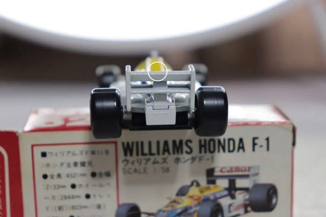 ウィリアムズ　ホンダ　F1 トミカ　日本製　赤箱62