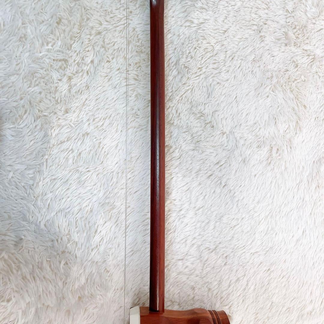 【訳あり】中国 弦楽器 二胡 ハードケース付き 蛇皮 弦楽器