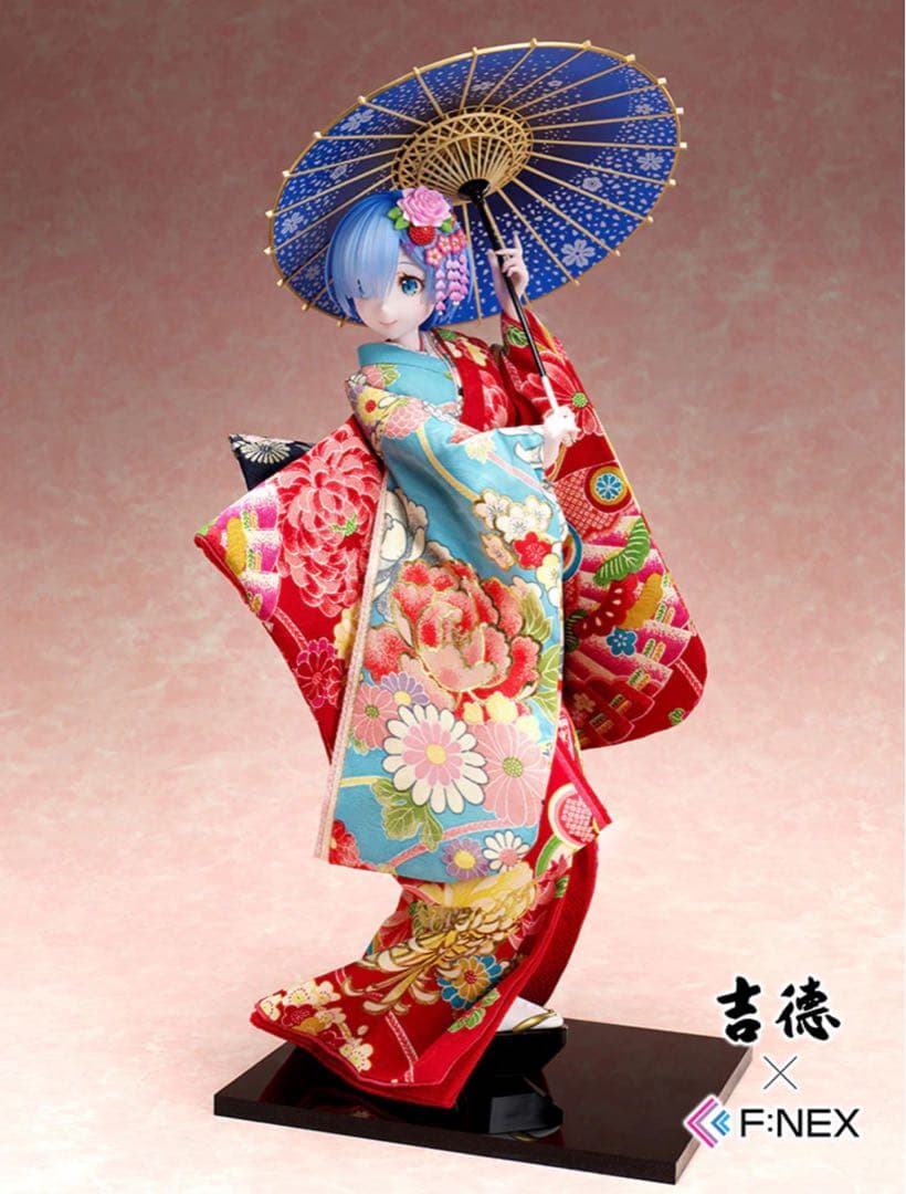 【新品未開封】吉徳×F:NEX リゼロレム -日本人形- 1/4