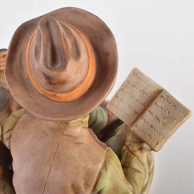 イタリア製　カポディモンテ　フィギュリン　陶人形　置物　C　R7067