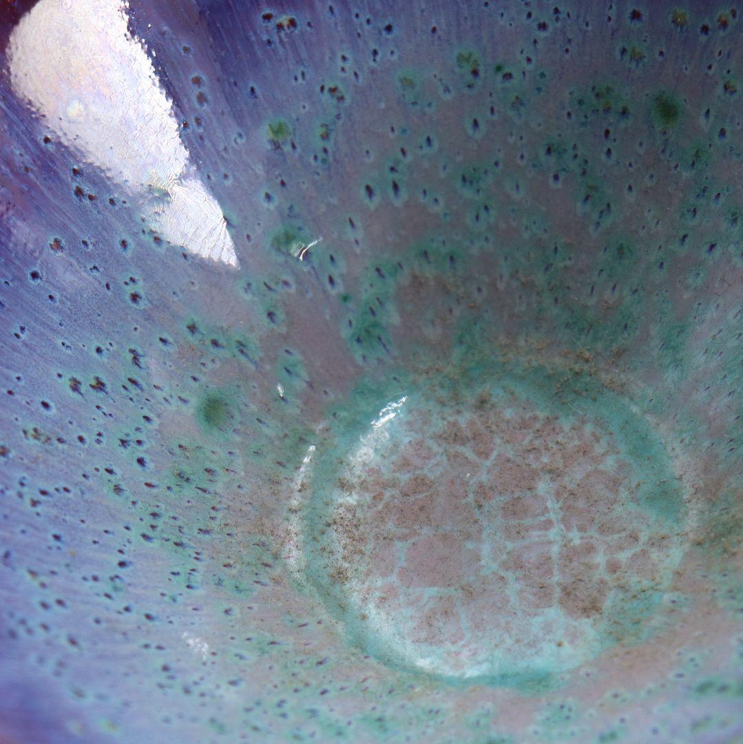 孔雀天目茶碗 表千家十四代 淡々斎書付 茶道具　DO553　R9