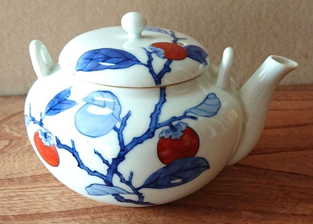 柿右衛門造柿画土瓶