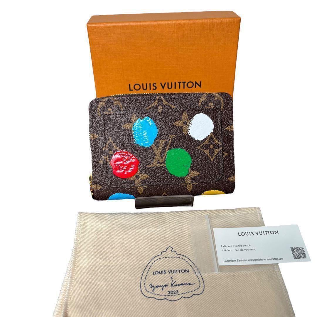ルイヴィトン 草間彌生 ポルトフォイユ・ルー モノグラム コンパクトM81981