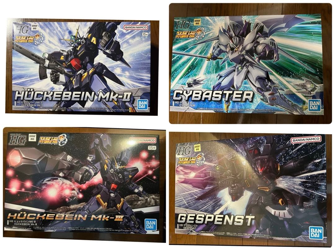 ヒュッケバイン ゲシュペンスト サイバスター スパロボOG ガンプラではないhg