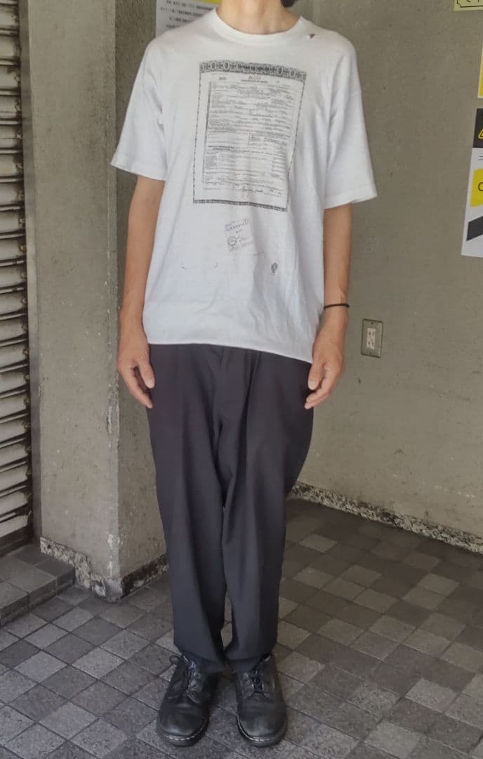 90‘s  Cobain カート・コバーン死亡診断書Tシャツ　サイズＬ