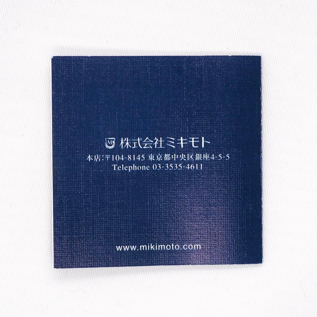 【MIKIMOTO】K18WG パール ピンブローチ