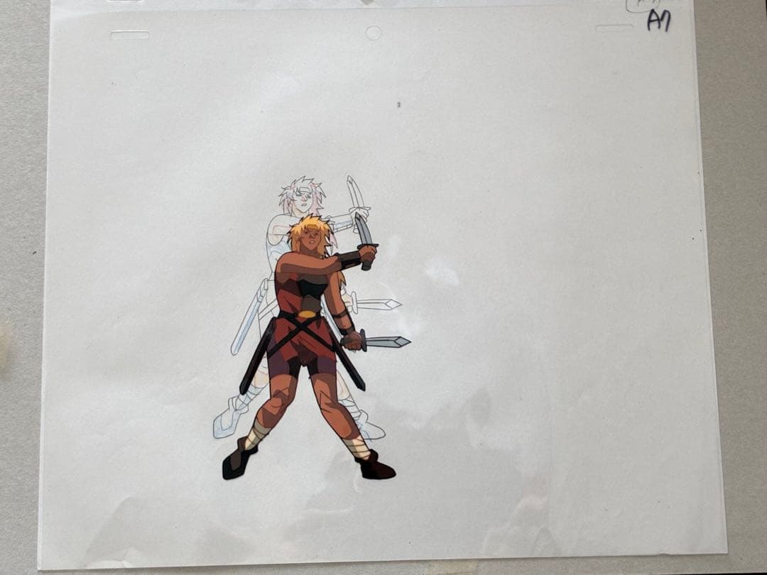 【貴重】ロードス島戦記　英雄騎士伝　手書きセル画＋コンテセット 6枚まとめ売り