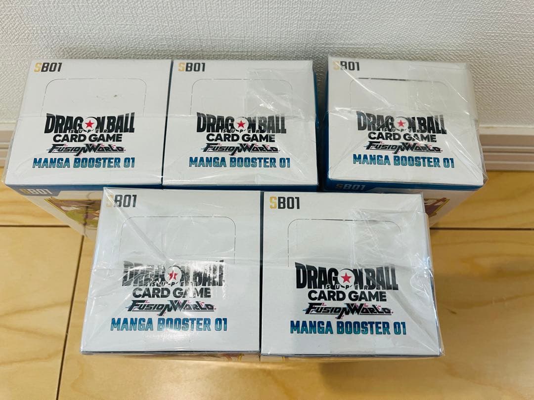 【新品未開封】ドラゴンボール　マンガブースター テープ付 5BOX