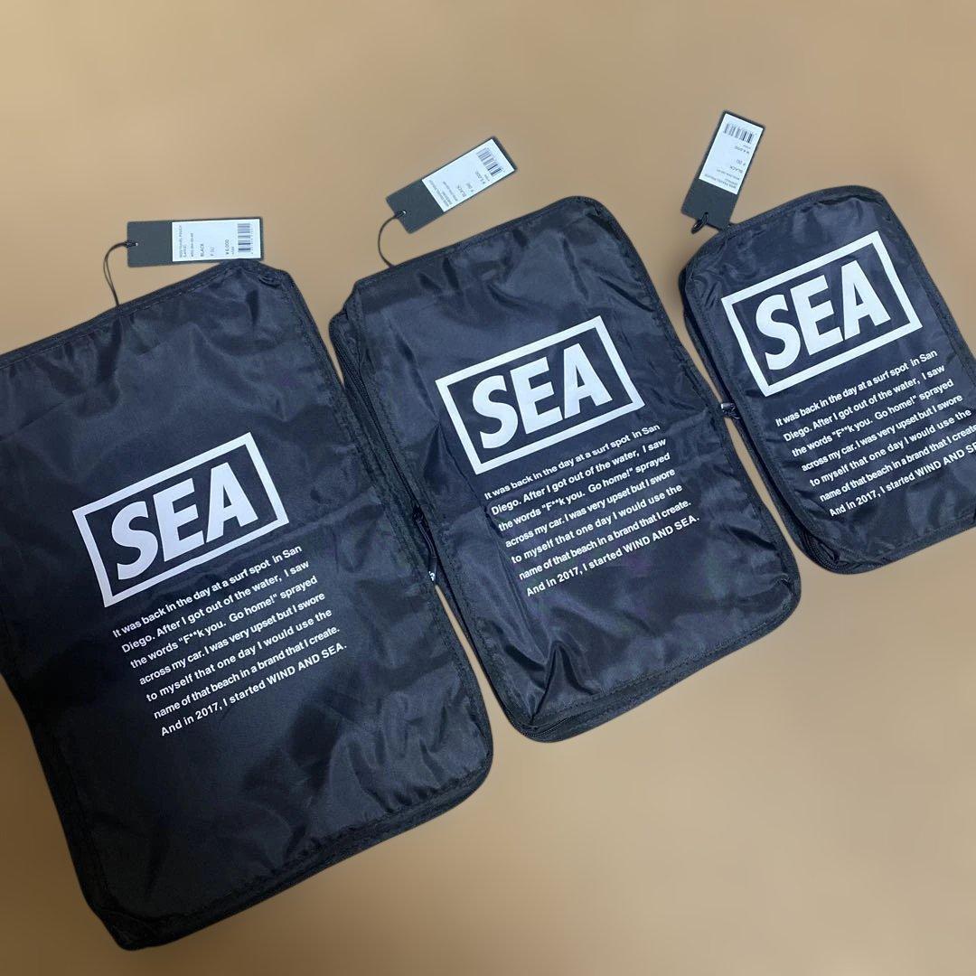 新品　WDS ウィンダンシー　トラベルポーチ　セット ブラック S M L