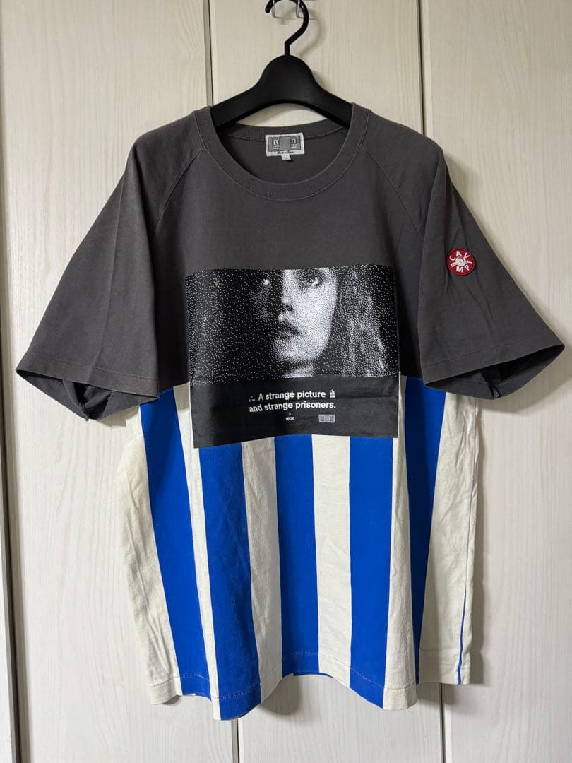 C.E CAVEMPT ストライプTシャツ Lサイズ